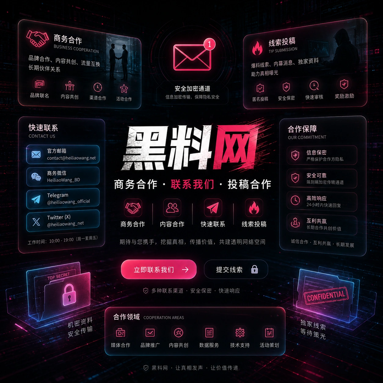 反馈联系页面视觉